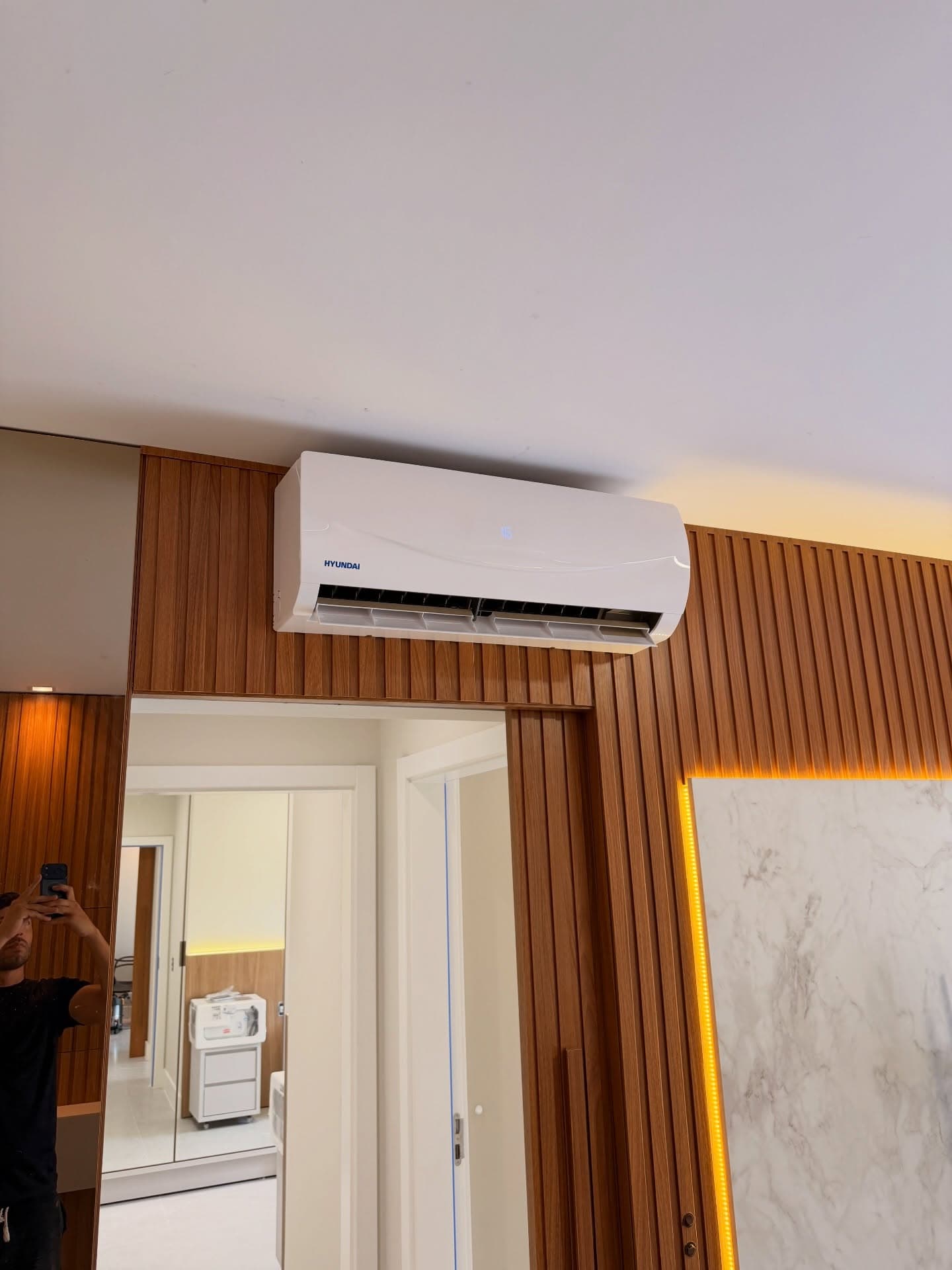 Ar-condicionado instalado pela JR Acabamentos